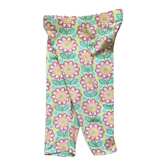 Rare Editions floral multicolor pull-on leggings Girls 2T elastic waist - Picture 2 of 8